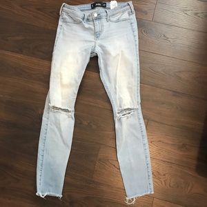Hollister cropped jeans size 5